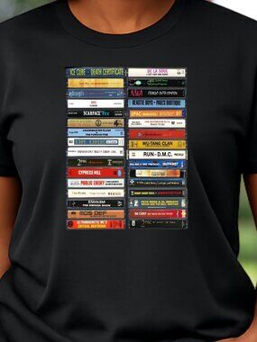 "Classic Tapes" Hip Hop Graphic Tee